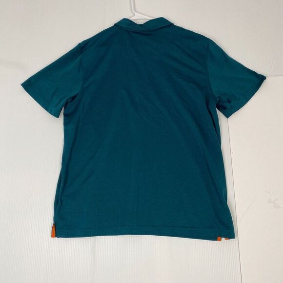 The North Face Men’s XL Green Polo Shirt 1/4 Zip Short Sleeve FLASHDRY Polyester - Picture 12 of 12